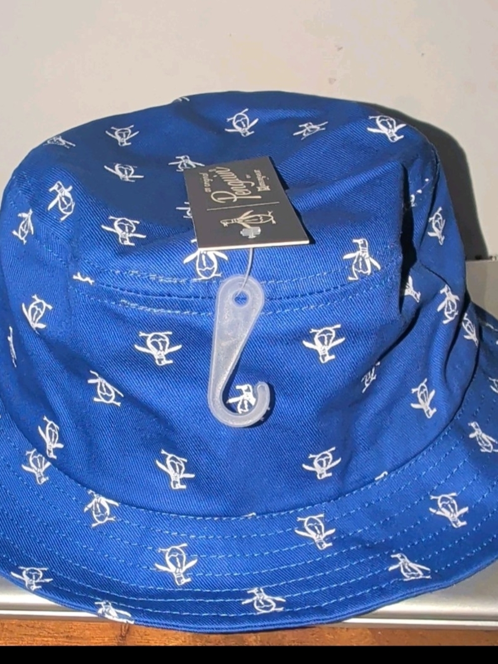 Original Penguin Blue Bucket Hat One Size Fits Most MSRP $45.00